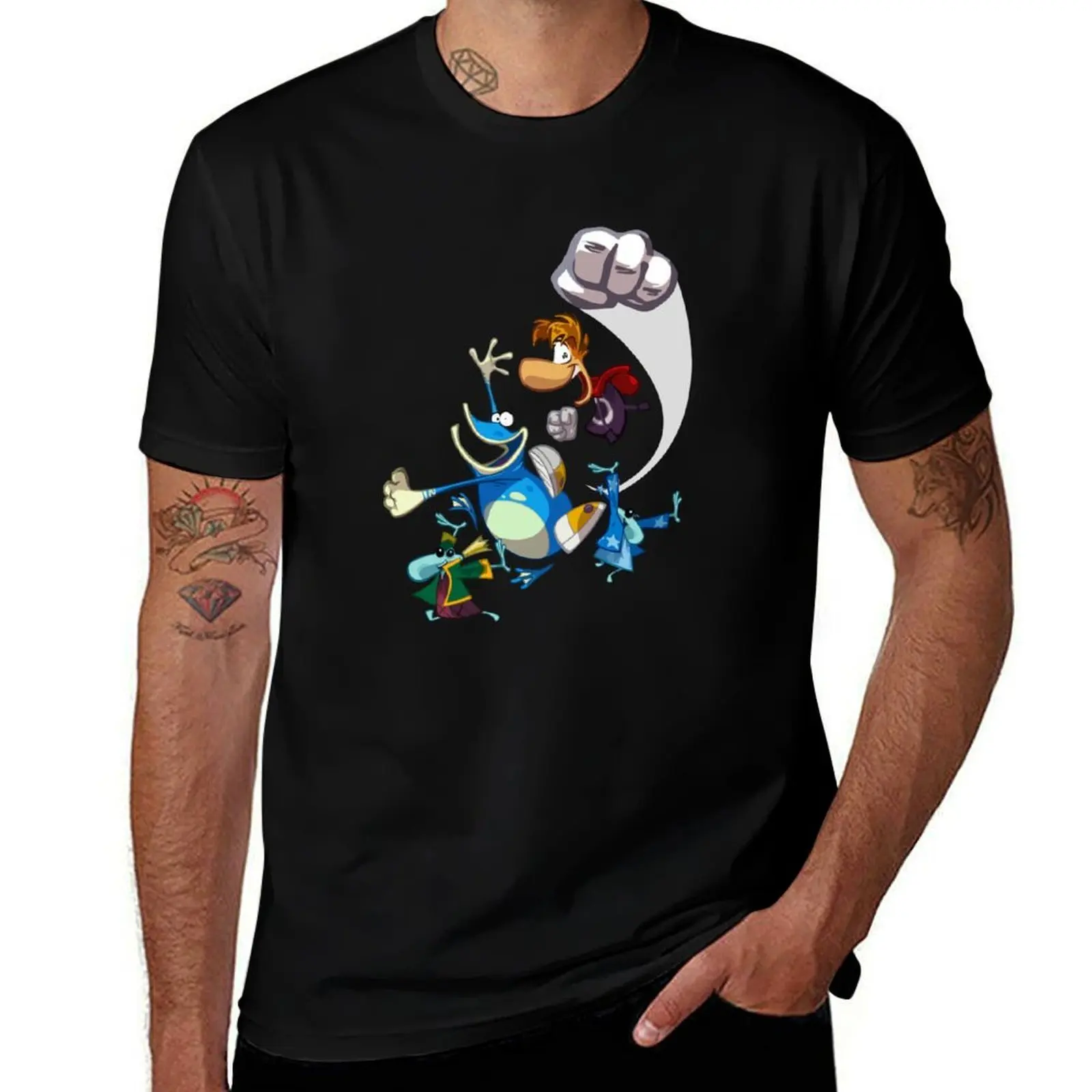 

Rayman and Globox T-Shirt Novelty Graphic Tee Shirt