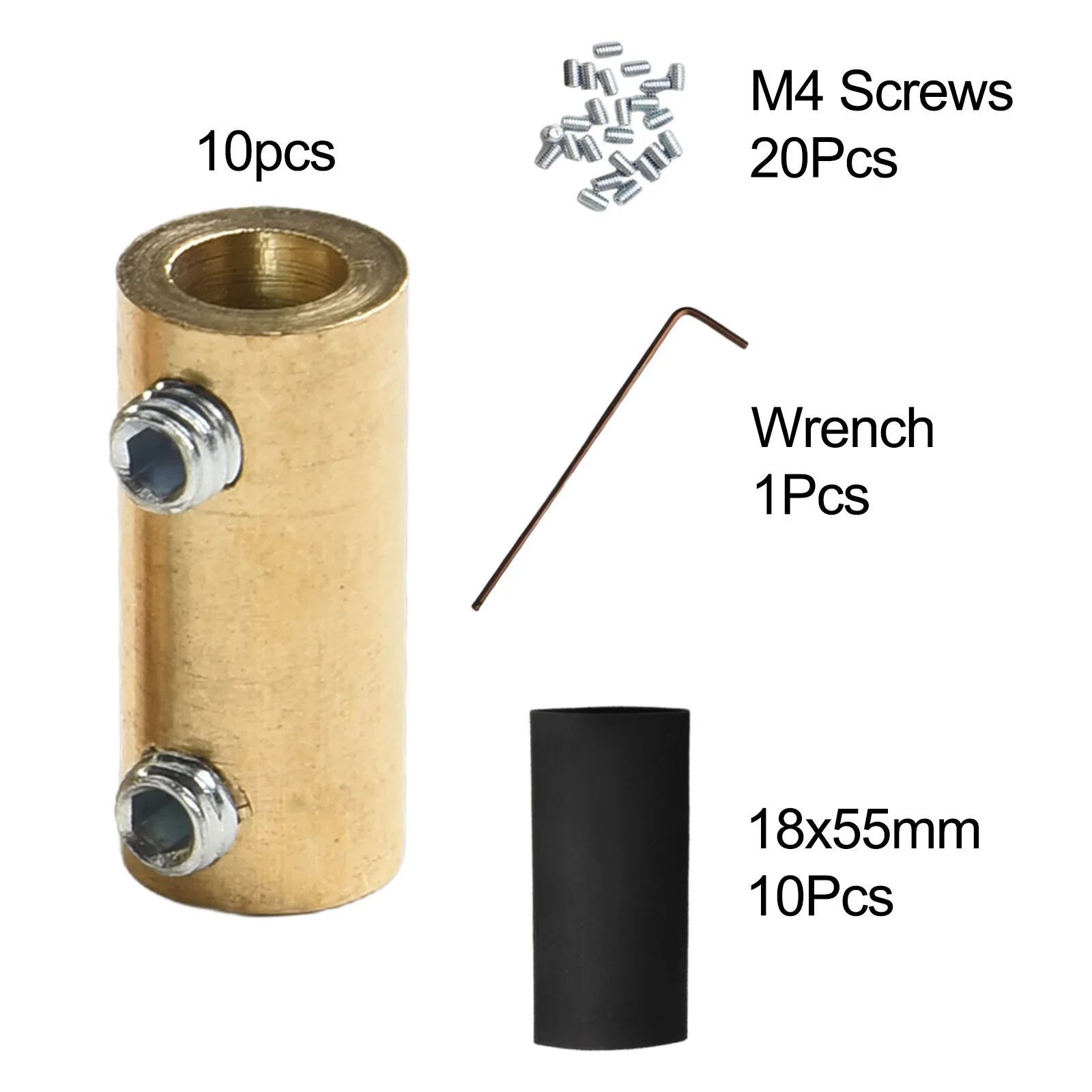 A Copper Tube Package Content Gauge Hexagonal Screws High Temperature Resistance Crimp Docking Sleeve Specifications