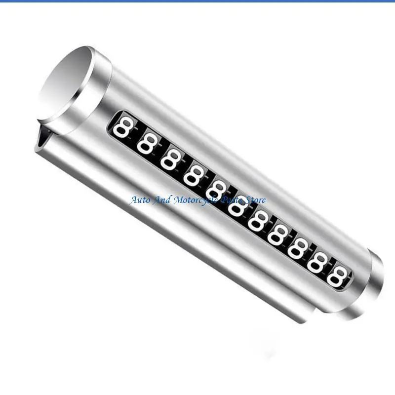 P9FD Reusable Car Parking Number Plate Roller Adhesive Parking Number Display for Car