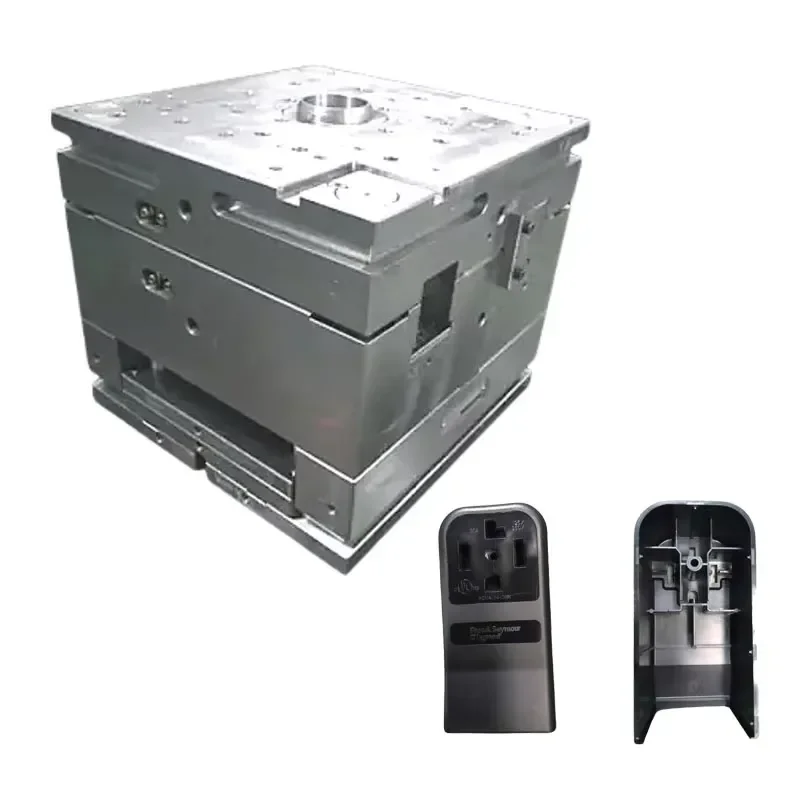 Custom High Precision Plastic Mould for Household Appliance Multi Socket Power Outlet Shell