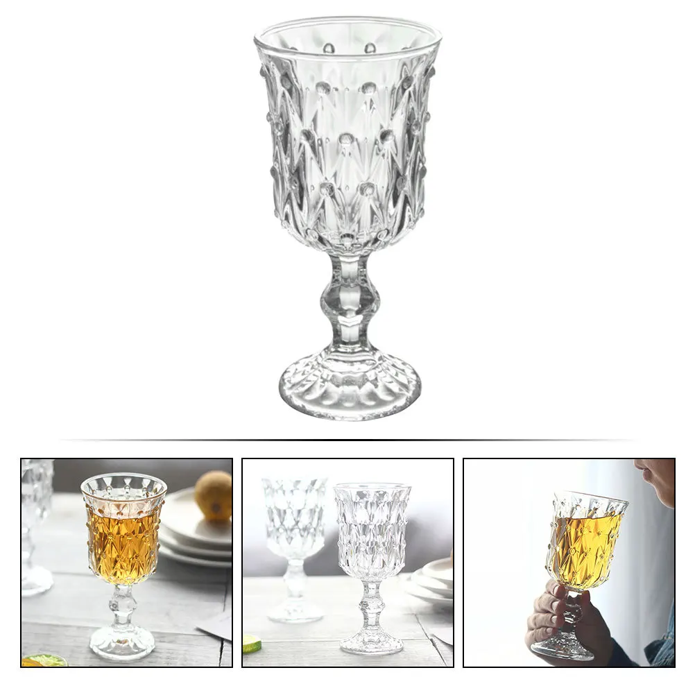 

Glass Goblet Thickened Red Wine Cup Creative Clear Cocktail Glass for Home Hotel Banquet Wine Tasting Accessories