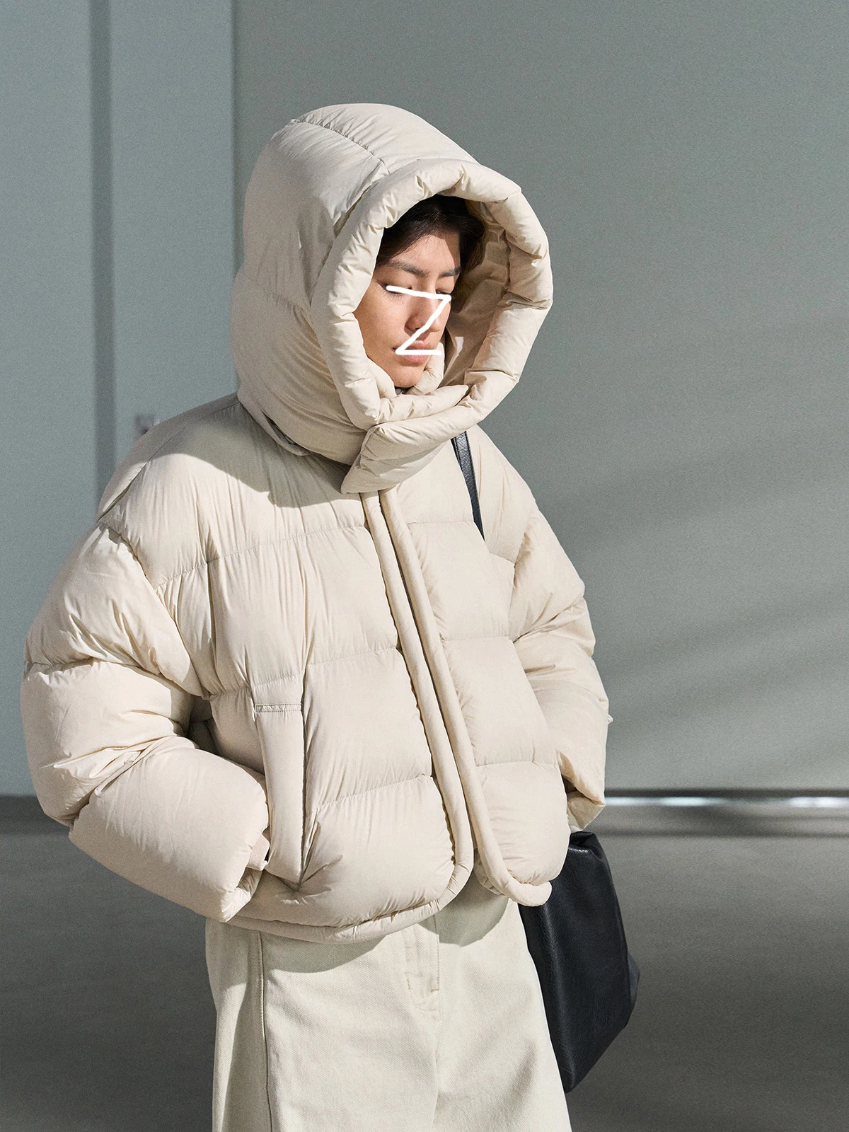 

Корейская однотонная хлопковая куртка с капюшоном для женщин, повседневная универсальная зимняя куртка на молнии, удлиненная