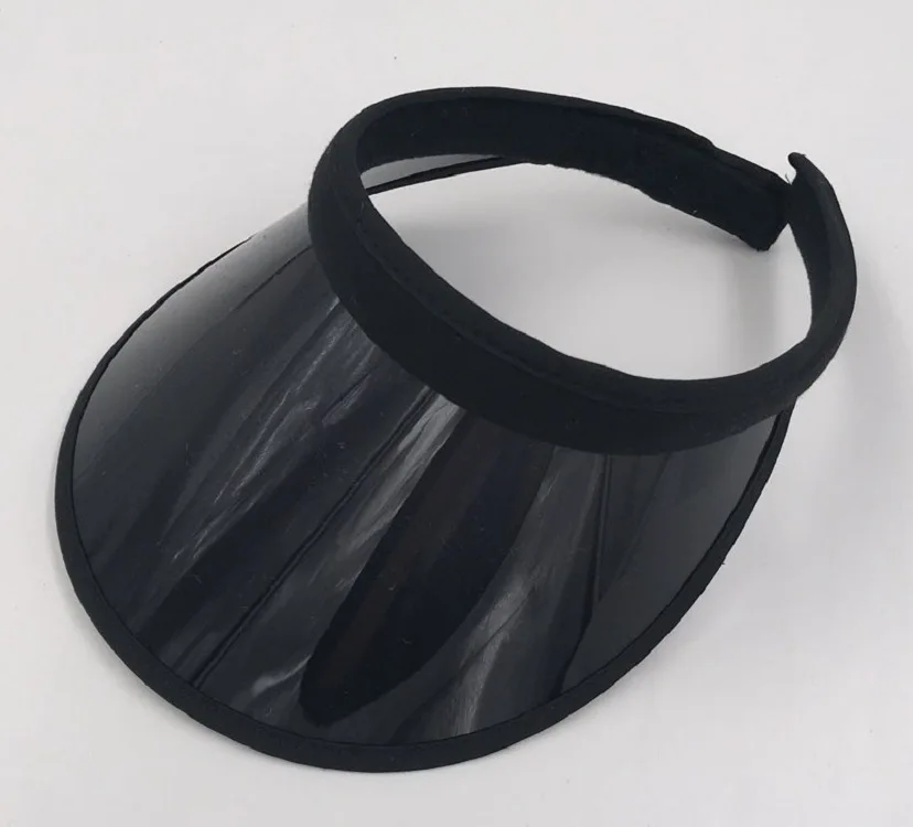 Modische Sommer-Outdoor-Sport-Sonnenschutzkappe Unisex Transparenter Plastik-Visor-Hut Bonbonfarbener PVC-Sonnenschutzhut UV-Schutzhut – Detail 14