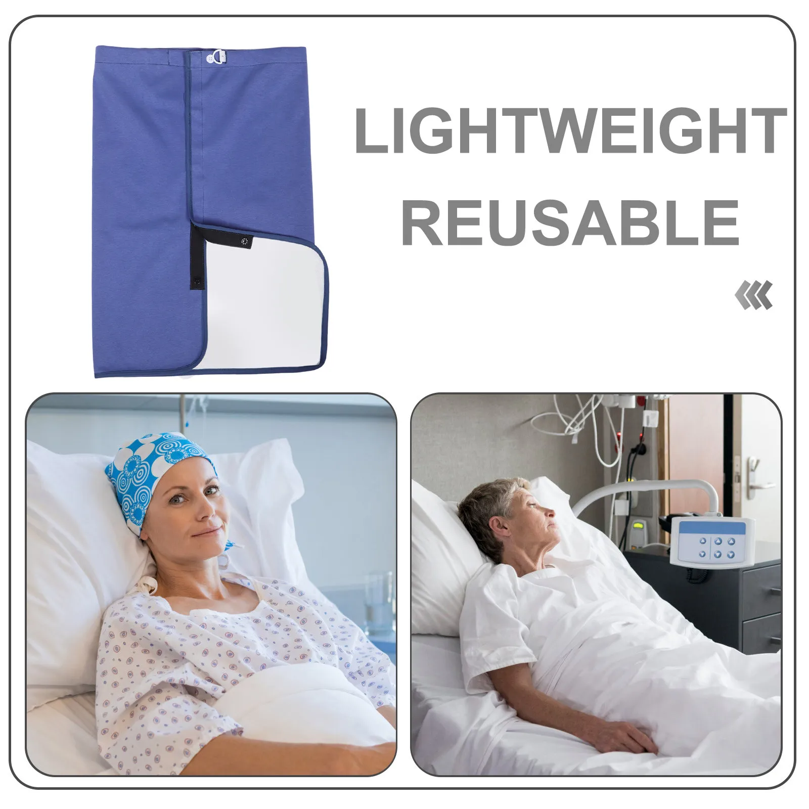 Waterproof Adult Incontinence Diaper Skirt Pads Washable Polyester Leakproof Mattress Protector Zippered Bed Pads for Elderly