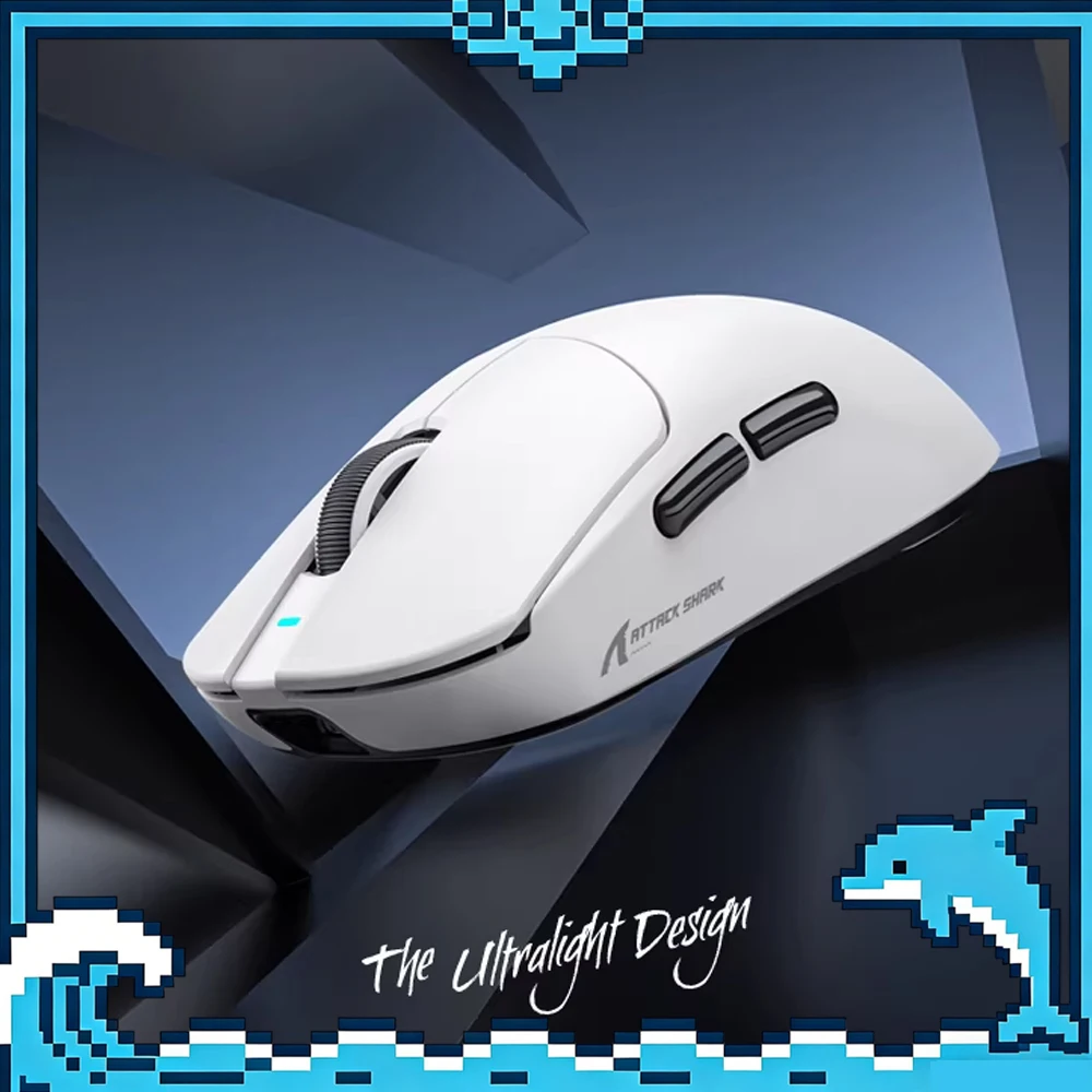 ATTACK SHARK X8 Ultra /Plus/SE Tri Mode Wireless Gaming Mouse PAW3950 PAW3395 PAW3311 8K/1K HZ Ultralight Mice PC Accessories