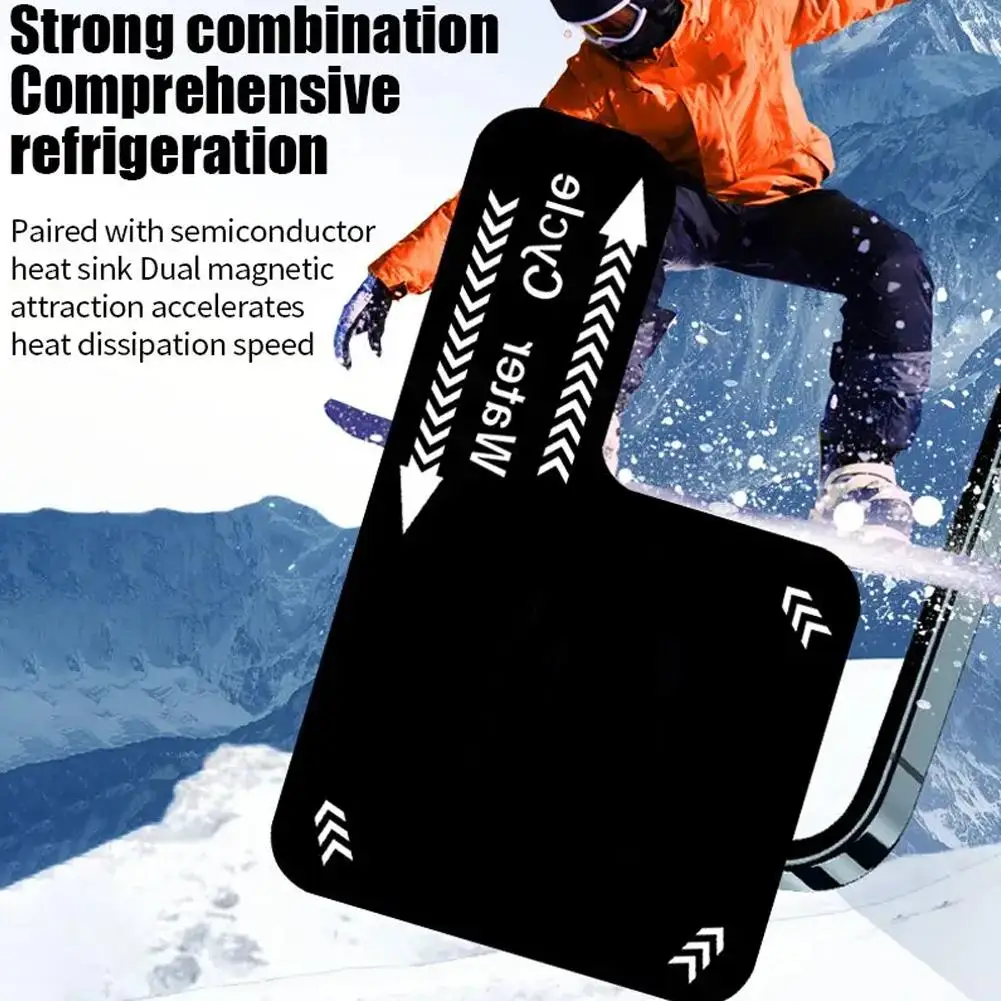 A1 Mobile Phone Gaming Accessories Rapid Cooling Plate Compatible with Magnetic/Back-clip Radiator Expend Area Radiating Sticker
