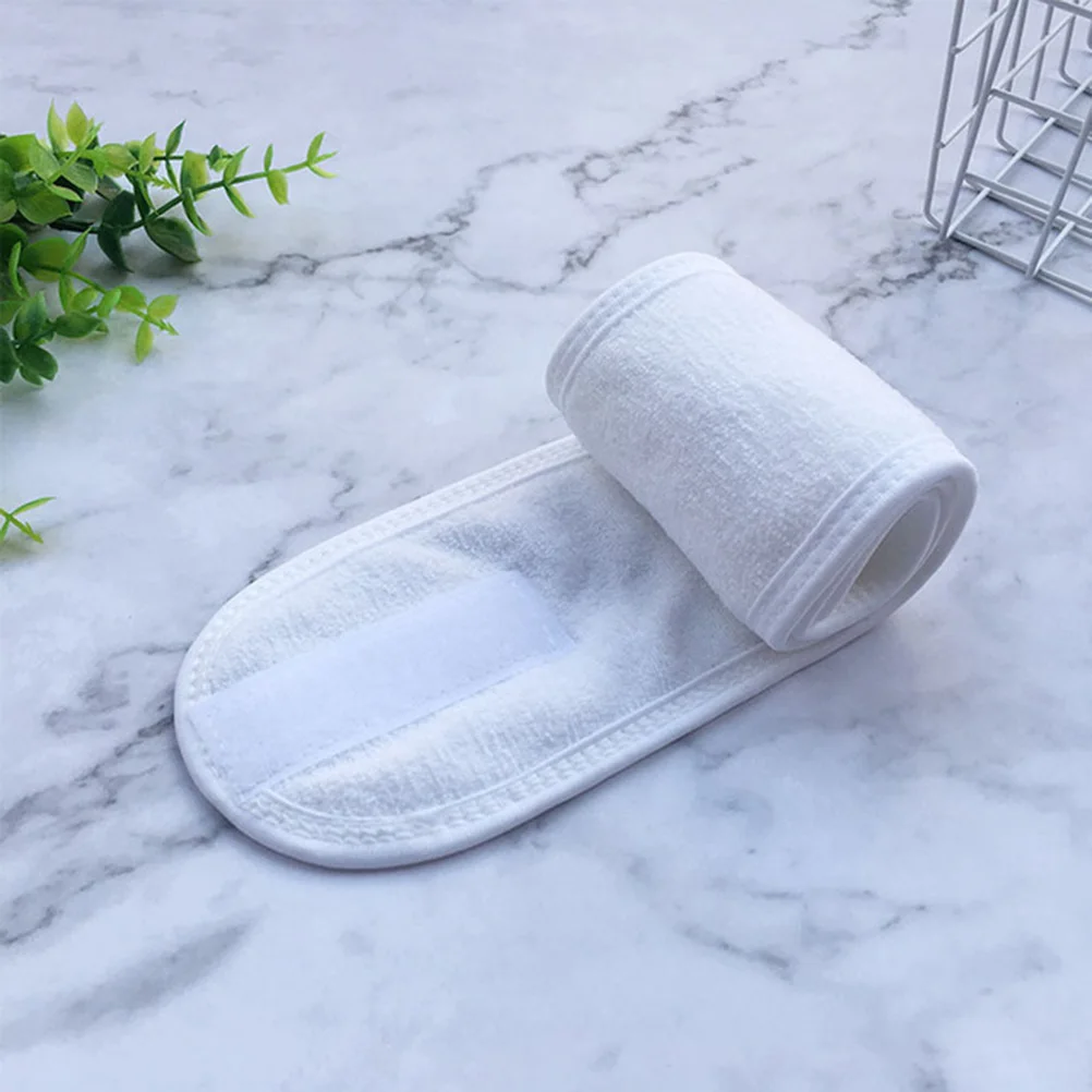 

6 pcs Headband Soft Elastic Spa Facial Face Wash Makeup Hair Wrap Hair Wrap Sweat Band Styling Tool