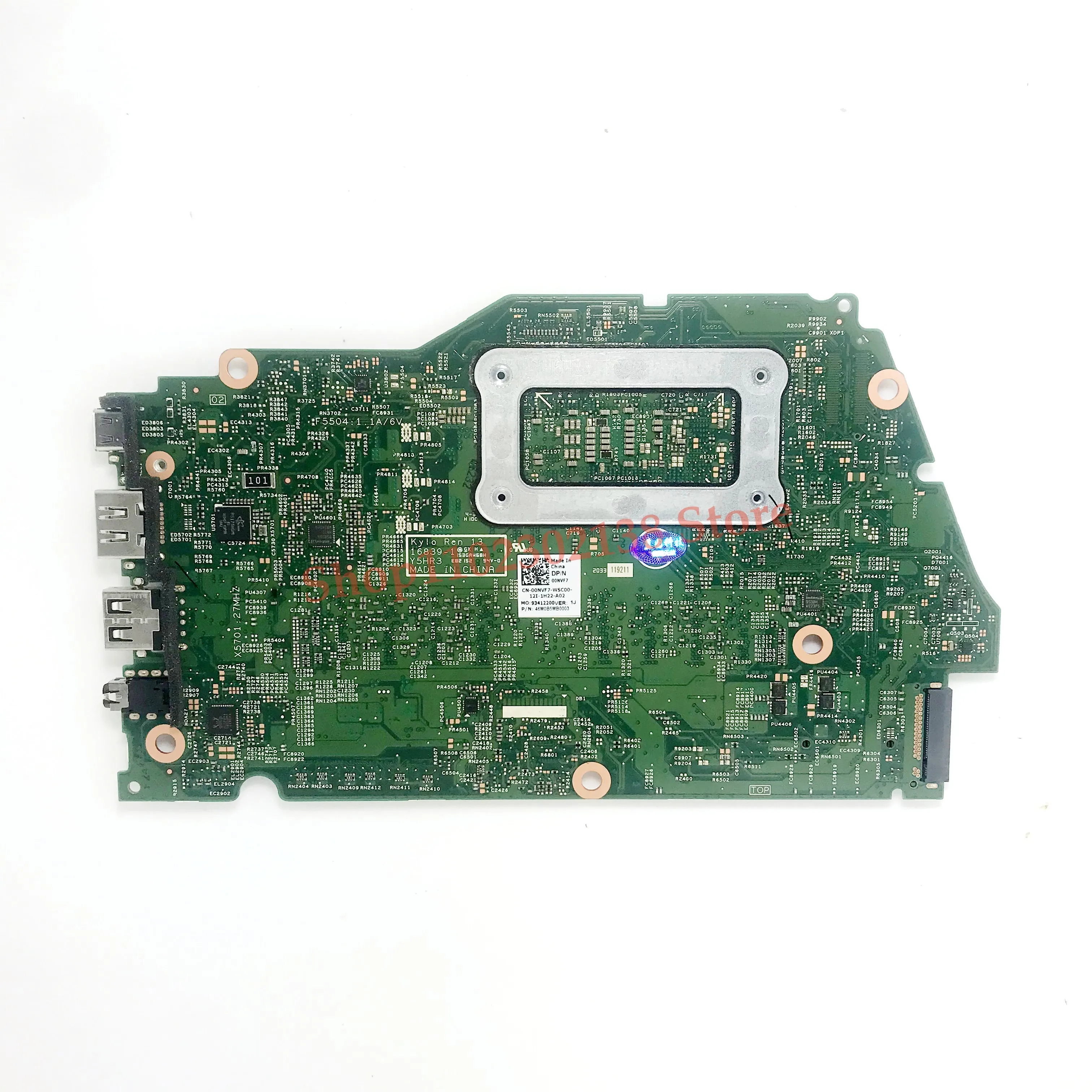 CN-00NVF7 00NVF7 0NVF7 With i7-8550U CPU NEW Mainboard For Dell Inspiron 13 7000 7370 7373 Laptop Motherboard 16839-1 100%Tested