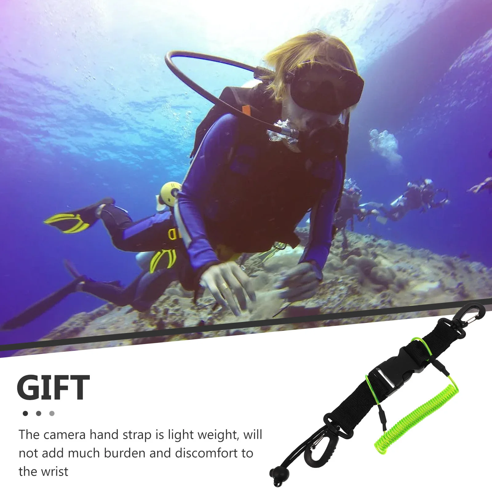 

Camera Wrist Strap Diving Anti-Lost Camera Hand Strap Lightweight Quick Release for Underwater Diving Wrist Lanyard