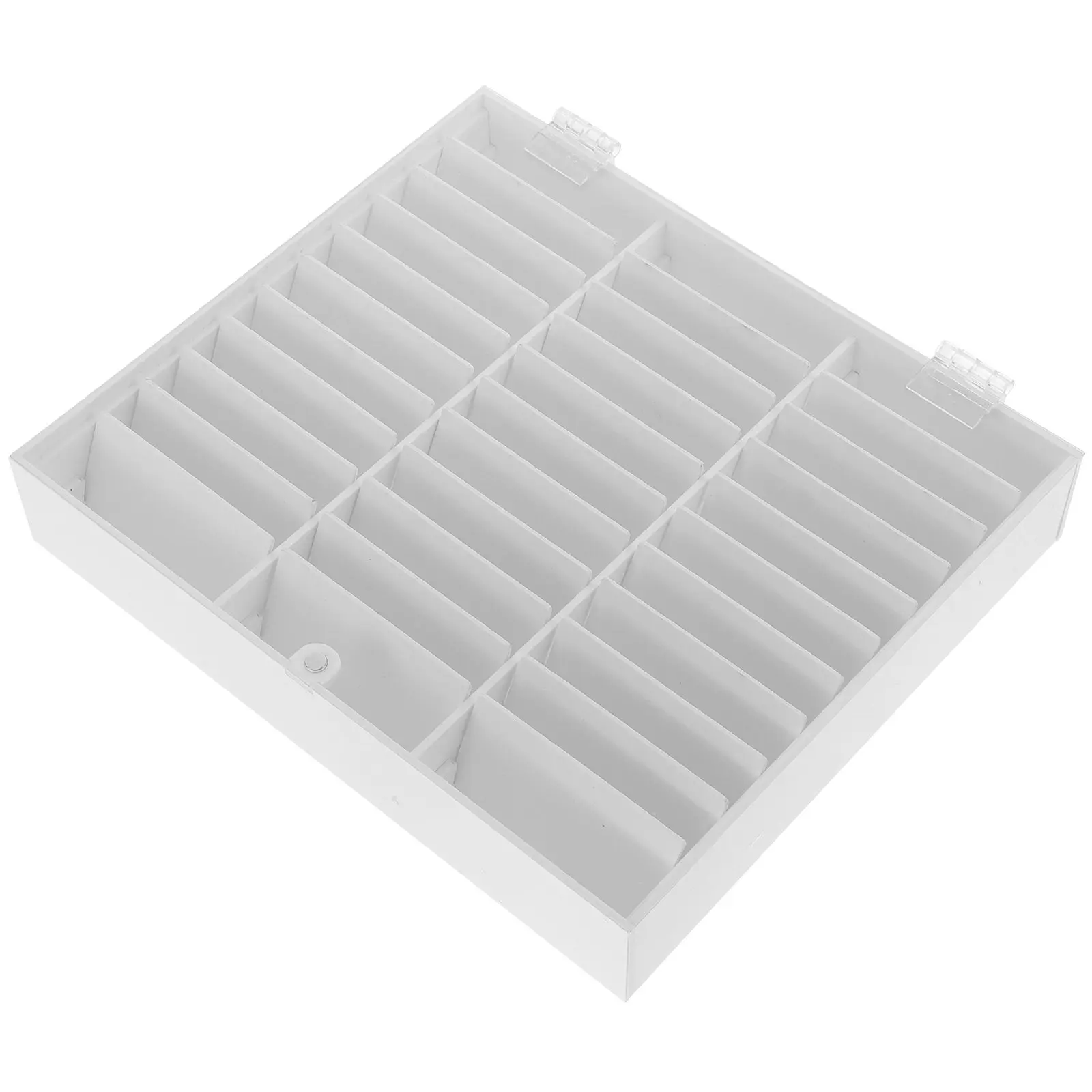 

33 Grid Acrylic Nail Tips Organizer Box for Press on Nails Display Storage Nail Art Tips Holder Keep Fake Nails Tidy and Ordered