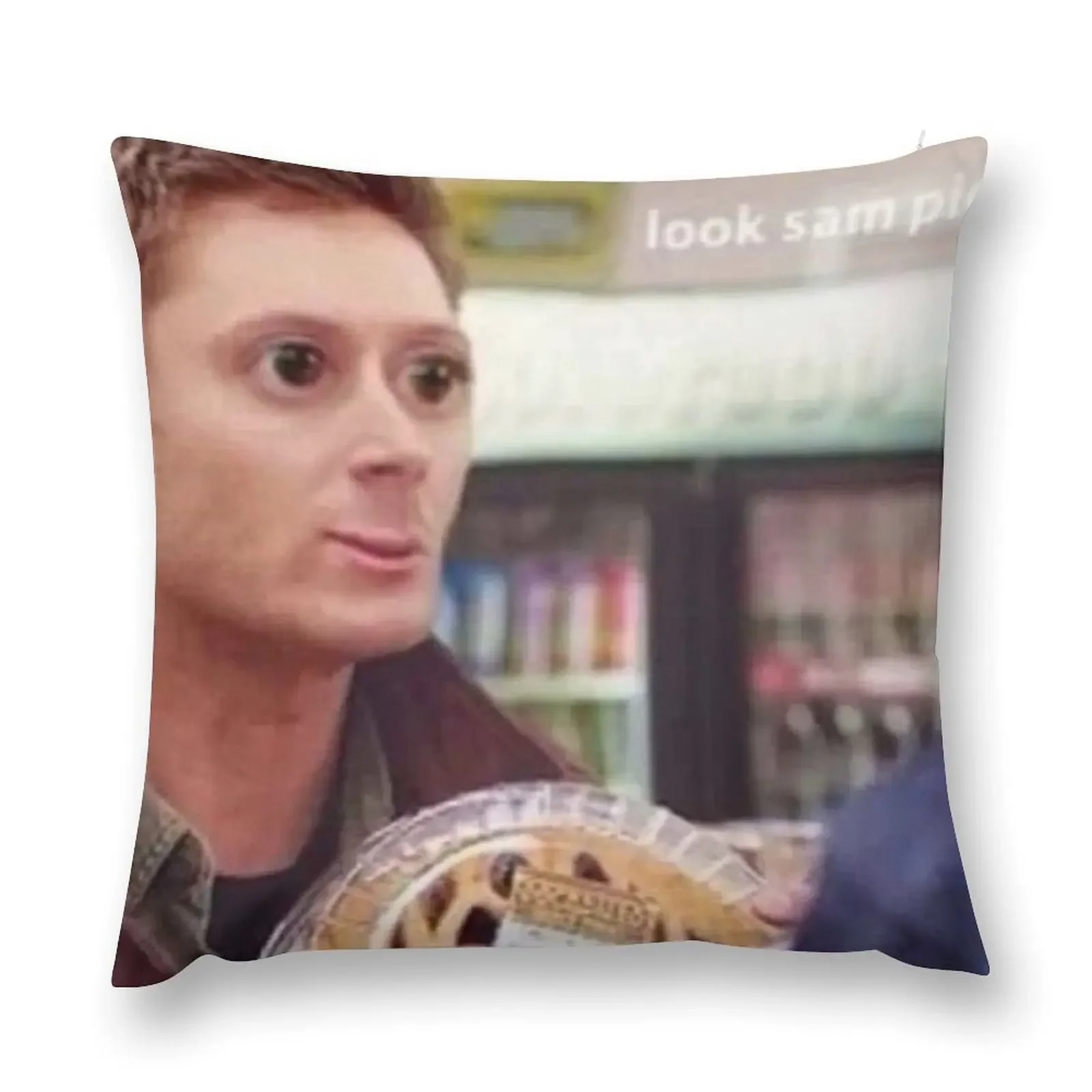 Dean Winchester...look sam...pie Throw Pillow Decorative Cushions For Luxury Sofa luxury throw pillow covers pillow