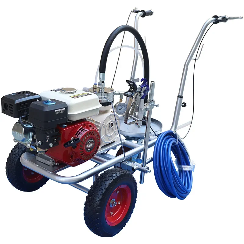 

Push-type electric petrol small playground plastic runway car park ground cold spray marking machine