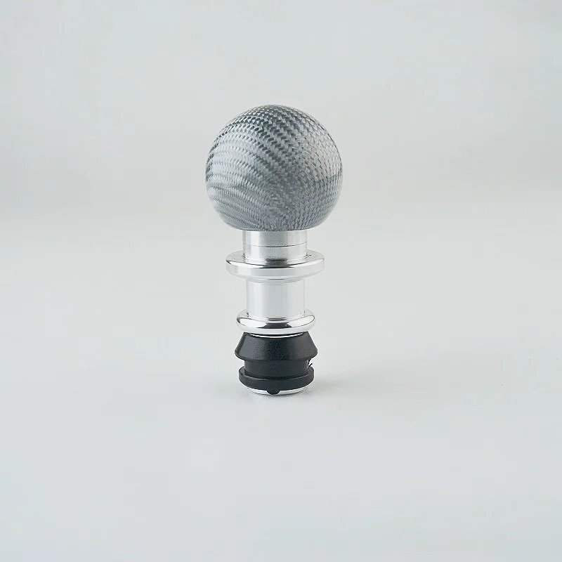 1PCS Cars Accessories Fit For Golf GTI Bora DSG Lavida CC CyrROcco PoLo Jetta Automatic Sport Carbon Fiber Modified Shift Head 6