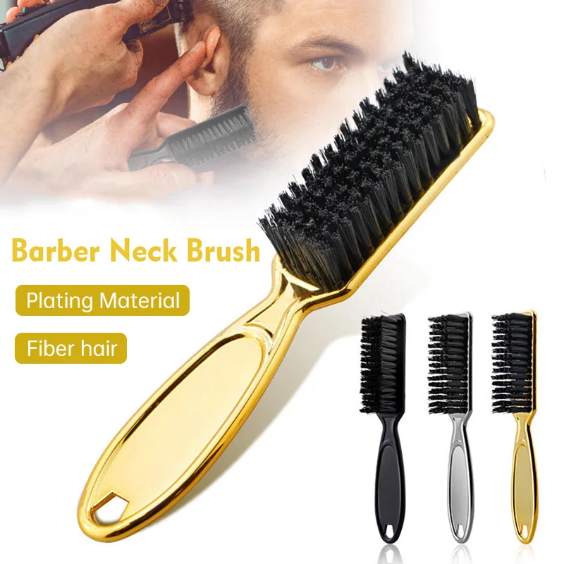 

Barber Hair Cleaning Brush Plastic Handle Retro Soft Hairdressing Neck Duster Broken Removal Brushes Hair Styling Salon Tools
