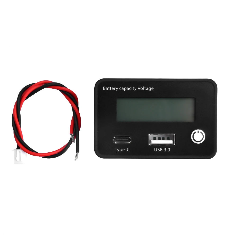 DC 8-30V Lead Acid Lithium Battery Capacity Indicator Car Motorcycle Digital Voltmeter Voltage Tester Meter Tool