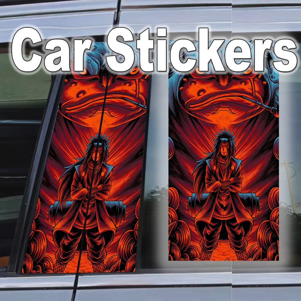 

Naruto Jiraiya Self-Adhesive Poster Car B Pillar Stickers Auto Exterior Gift Waterproof Scratch-Resistant Decal Easy Apply Decor