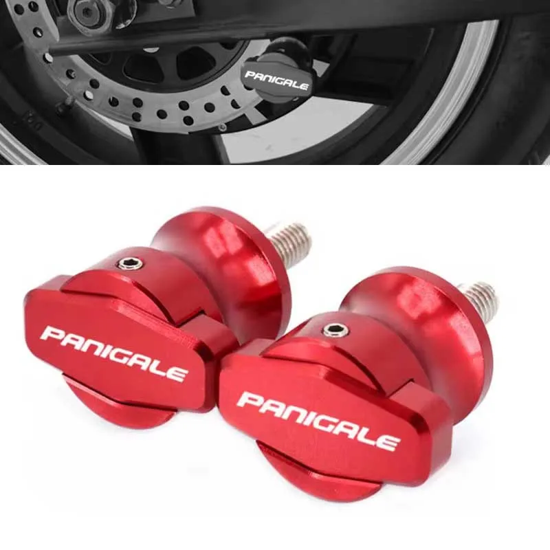 

Motorcycle CNC M6 Swingarm Sliders Spools Paddock Stand Bobbins Fit For 899 959 1199 1299 Panigale / S/ Tricolor