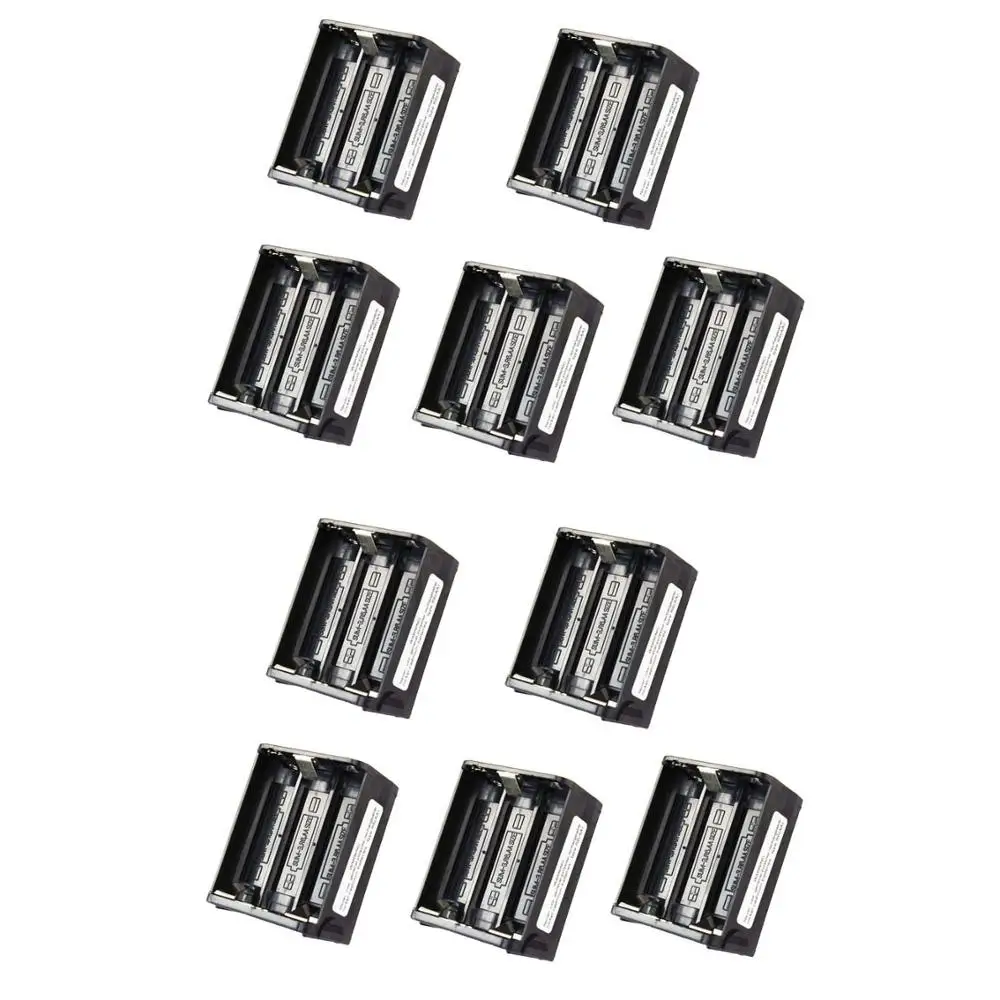 

10PCS New BT-8 AAX6 Battery Storage Case for Kenwood TH-28 TH-48 TH-78HT Radio Battery Case Container Box Holder Accessories