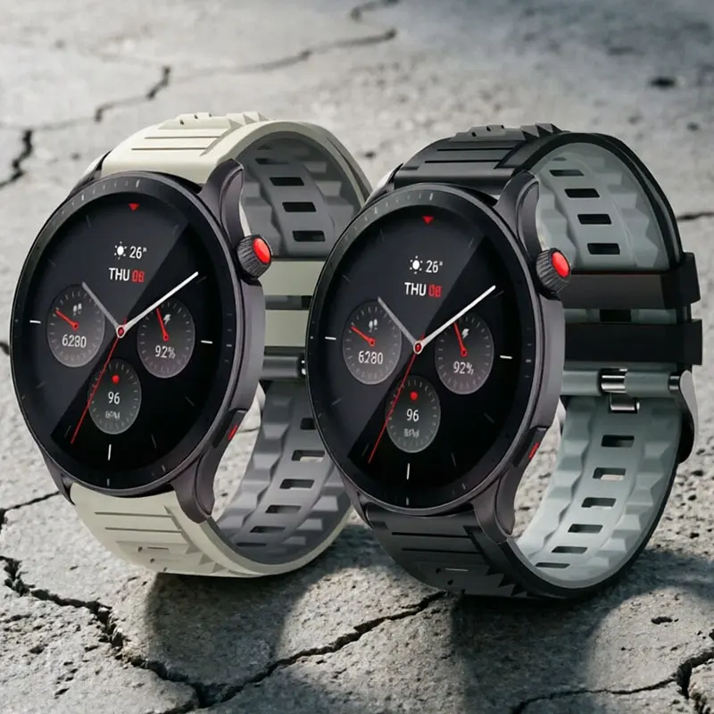 22mm Silikonarmband für Amazfit GTR 4 Band GTR 2/3/2e/3 Pro Schnellverschluss-Armband Uhrenarmband für Amazfit GTR 47mm Banlance 2 1