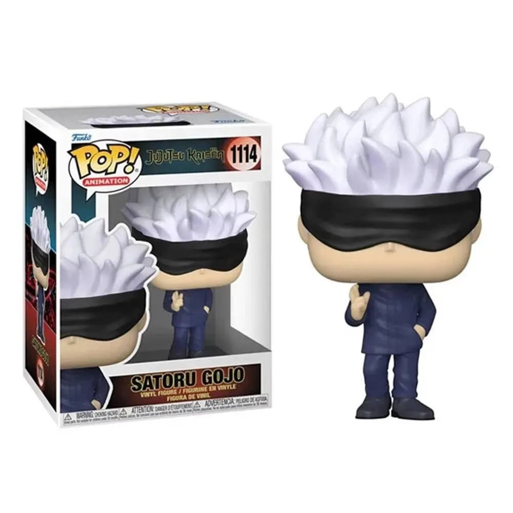 Funko Pop الرسوم المتحركة Jujutsu Kaisen Megumi Fushiguro Satoru Gojo # 1114 يوجي إيتادوري # مجموعة ألعاب شخصيات الحركة من الفينيل 1163