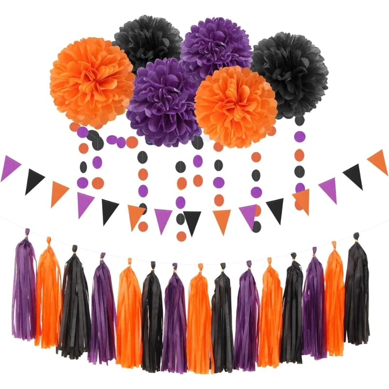 Khăn giấy Halloween đầy màu sắc Kiểu dáng sự kiện độc đáo và trang trí nhà cửa