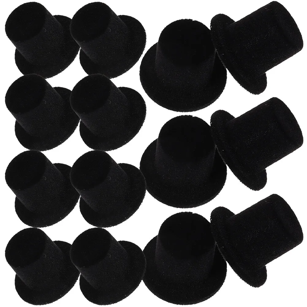 Mini chapeaux de Noël pour artisanat, bricolage, décoration d'Halloween, petits chapeaux formels, chapeau de fête, jolie décoration, 20 pièces