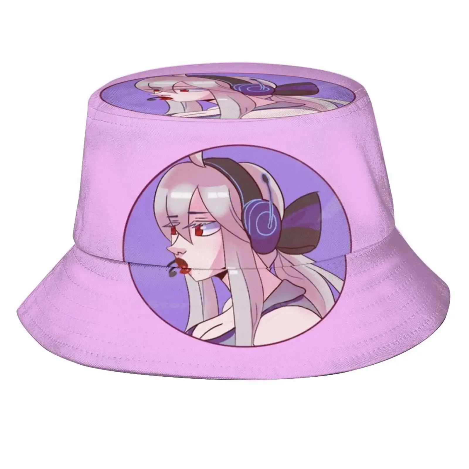 vocaloid-yowane-haku-print-balde-chapeus-anime-sun-cap