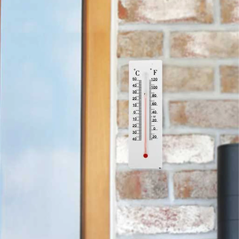 

Key Hider for outside A Outdoor Decorative Thermometer Gate Garden Plastic Fake Thermometers