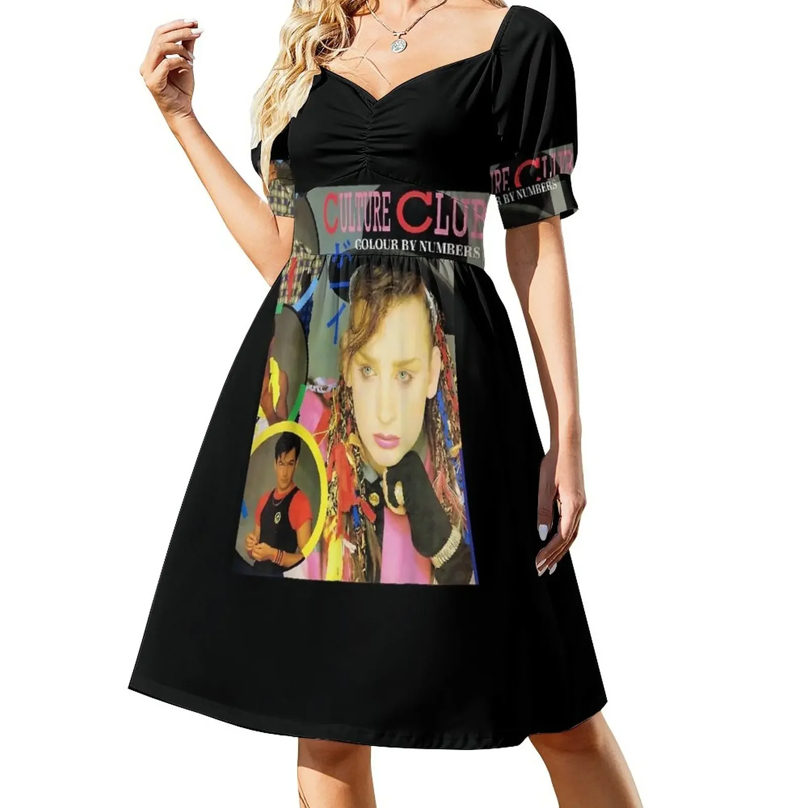 

CULTURES CLUBS Short-Sleeved Dress Dress for pregnant women summer dress daily summer for women 2025