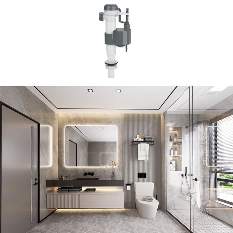 

N08R Upgrade Smart Toilet Water Inlet Valve Toilet Water Tank Fittings Intake Valve Toilet Accessories G1/2