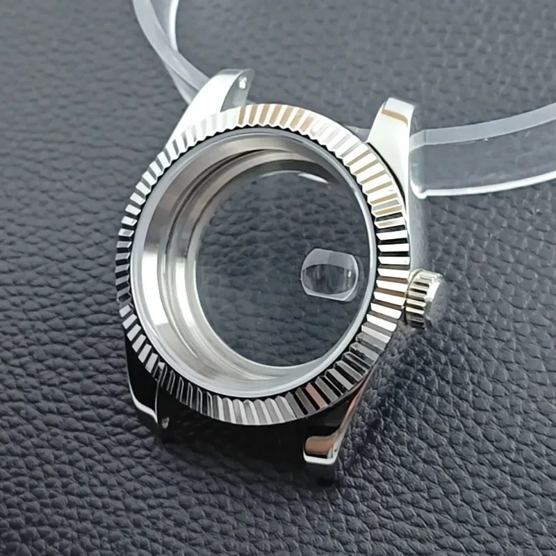 

36/39mm NH35 Watch Case Oyster/Log Beveled Transparent Men Watch Accessories Glass Suitable for NH35 NH36 Movement NEW DIY