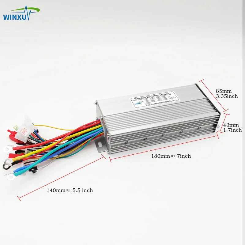 36V 48V 800W 35A Electric Scooter Brushless Motor Universal Controller LCD Speed Display Throttle Kit for Motorcycle Bicycle