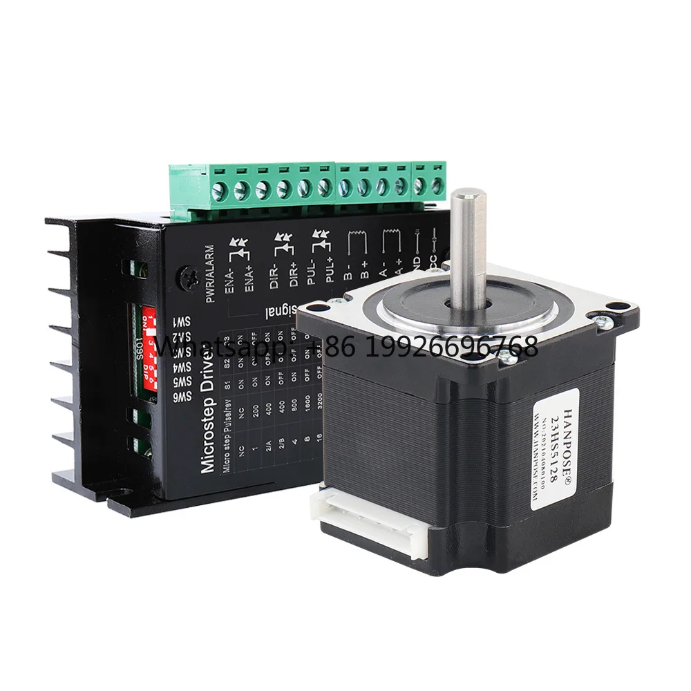 nema23-cncステッピングモーターキット-23hs5128-4線式-101ncm-28a-57ステッピングモーターとドライバーtb6600-3dプリンターモニター機器用