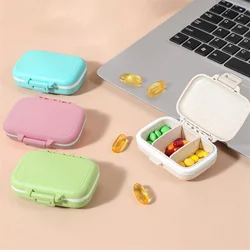 Mini Portable Pills Organizer Case 3 Grids PillBox Tablet Storage Container Weekly Medicine Pill's Box Pill Case Drug Dispense