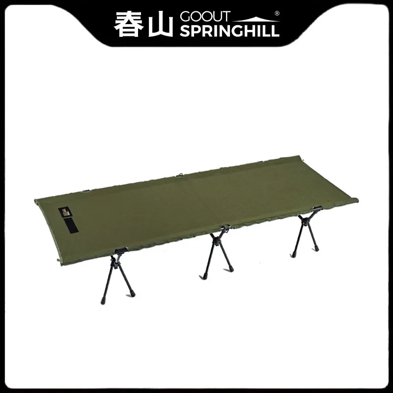 Goout Springhill Camping Bed Folding Camping Bed Portable Outdoor Bed Lightweight Aluminum Sleeping Bed Comfortable Sleeping Bed