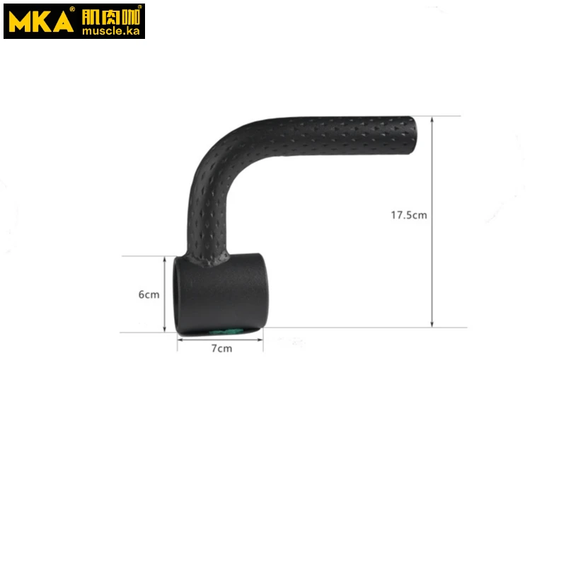 MKA L Bar Barbell Handle Accessories Easy to Use Fitness Single Arm Handle for Workouts Split Squats Rotations Home