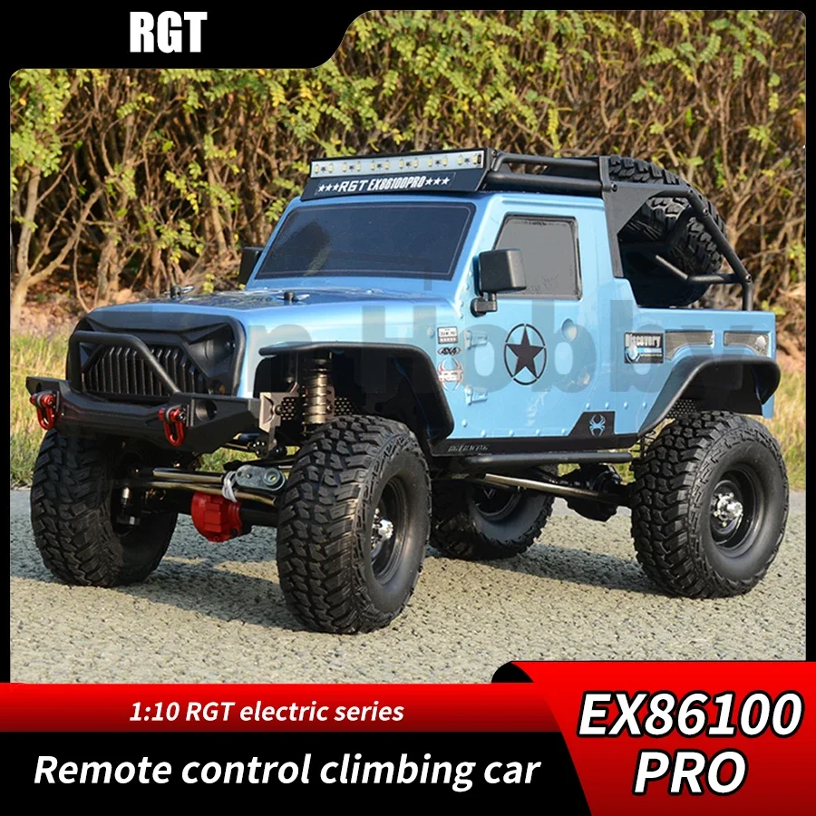 RGT EX86100 PRO Frame Version 1/10 4WD Electric All-Terrain Crawler Climbing Car 2.4G RC Model Buggy Off-Road Vehicle Toy Boy