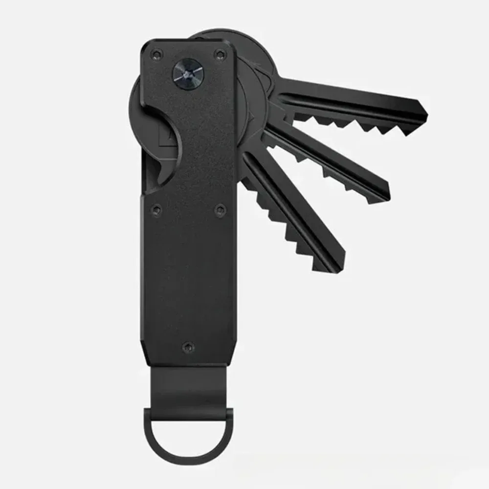 Smart Metal Key Organizer with Screwdriver Minimalist Keychain Holds 2-6 Keys Keys Bag for Keys Less Than 6.2cm