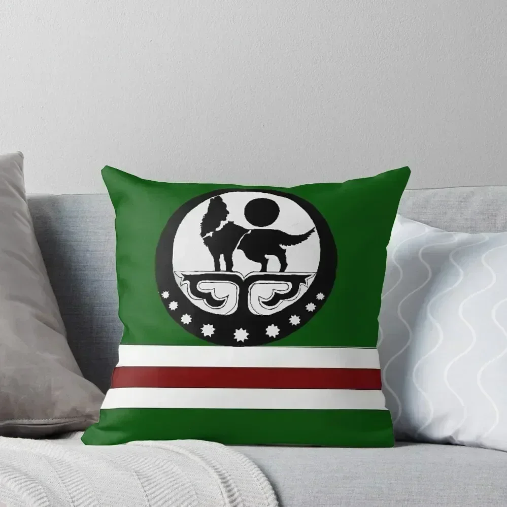 

Chechen Flag Throw Pillow Sofa Cushions Covers Custom Cushion pillow