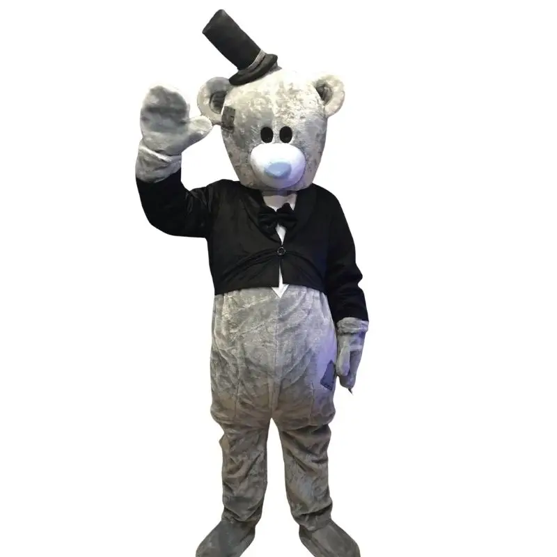 

Cute Bear Mascot Costume Wedding Advertising Walking Cartoon Cosplay Prop Activity Party Play Head Clothing