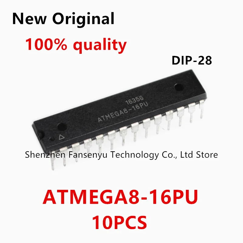 

(10piece) 100% New ATMEGA8-16PU ATMEGA8 16PU DIP-28 Chipset