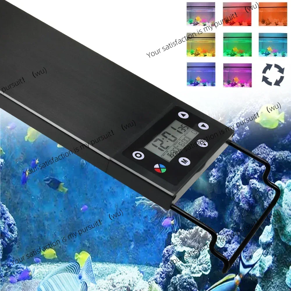 

30-60Cm fish tank 24/7 full spectrum, aquarium decoration aquatic plant growth IP68 waterproof 100V-240V