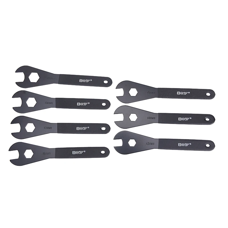 7pcs/set Bicycle  Wrench for 13mm 14mm 15mm 16mm 17mm 18mm 19mm Cone