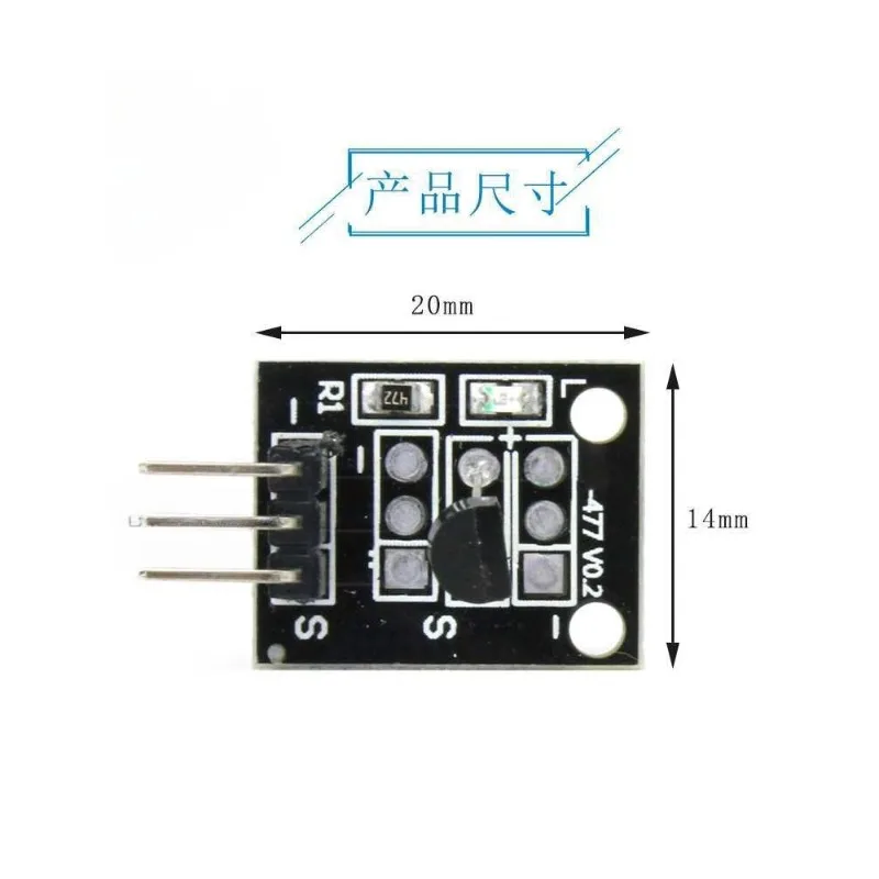 DS18B20 Temperature Measurement Detection Module, Programmable Digital Temperature Control Sensor