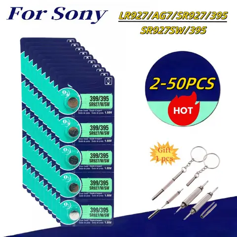 2-50Pcs Original For Sony  AG7 SR927SW 395 LR927 395AL926F  Lithium Batteries Button Battery for Watch Toys Control Calculator T