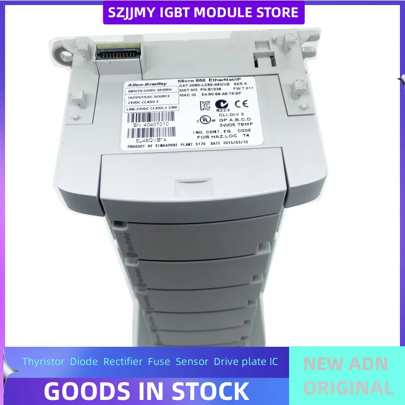 Imagem -02 - Controlador Plc Original em Estoque 2080-lc5024qvb 2080-lc50-24qwb 2080-lc3048qvb 2080-lc50-24awb 2080-lc50-24awb Novo em Estoque