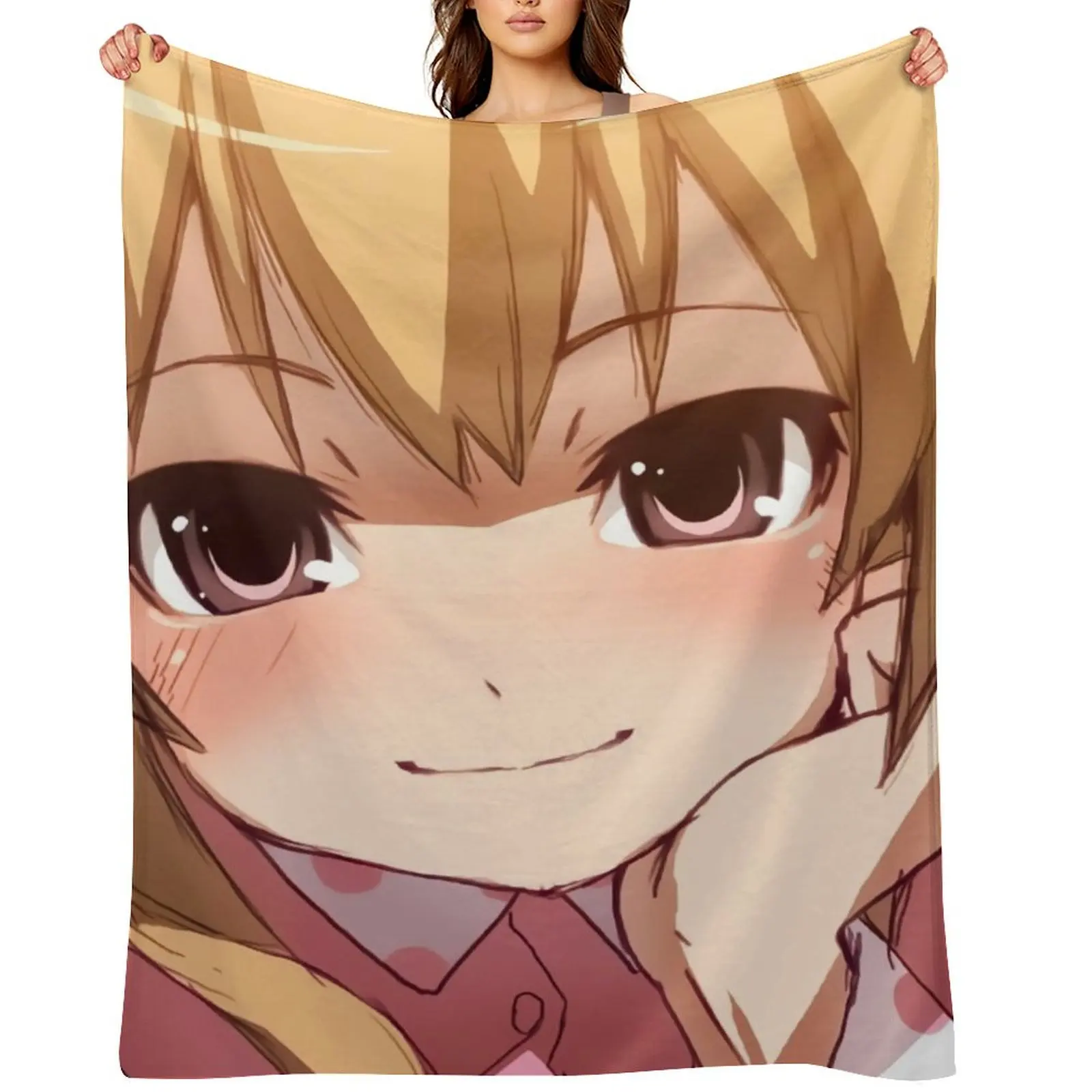 

Taiga Aisaka Toradora Anime Waifu Throw Blanket Custom Camping For Decorative Sofa blankets ands Blankets