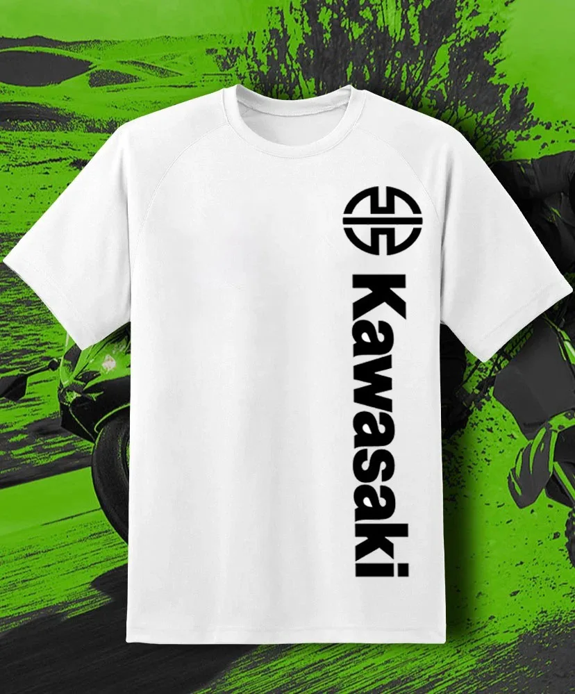 Hot Selling Kawasaki Motorcycle T-Shirt 2026 Summer New Arrivals Motorcycle Jersey Outdoor Training Men's Cycling Apparel Tops