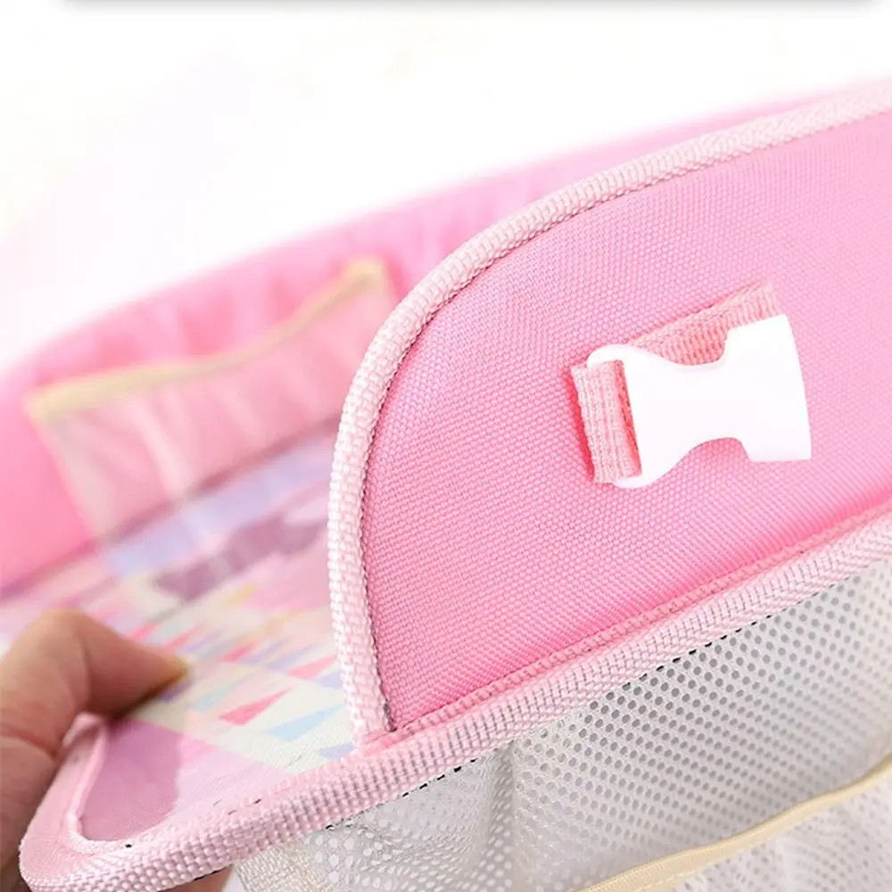 Portable Snack Tray Baby Car Seat Tray PVC Ox Cloth Kids Toy Holder Desk Dining Tray Car Tray Table Car Dining Plate