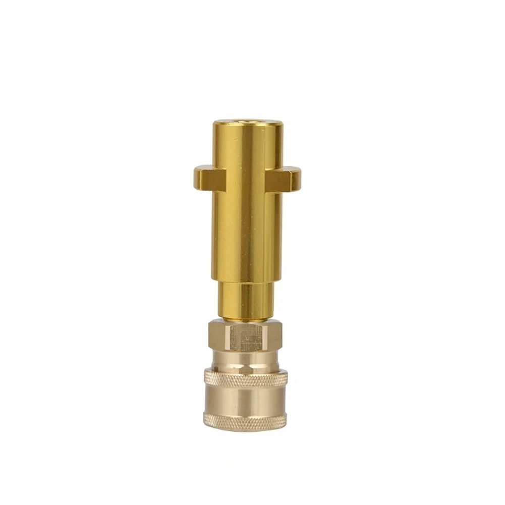 Pressure Washer Brass Foam Adapter Pressure Cleaning Brass Alloy Foam Adapter Brass Adapter Brass Alloy 1 4 Quick-Connect